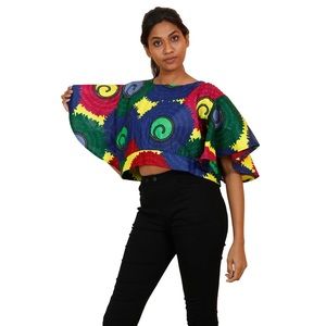 Crop Top 100% Cotton Free Size & Plus Size Tube Top African Womens Top Wholesale